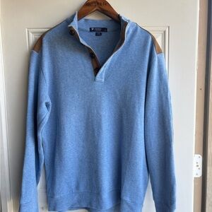 Daniel Cremieux Blue and Brown Crewneck Sweater